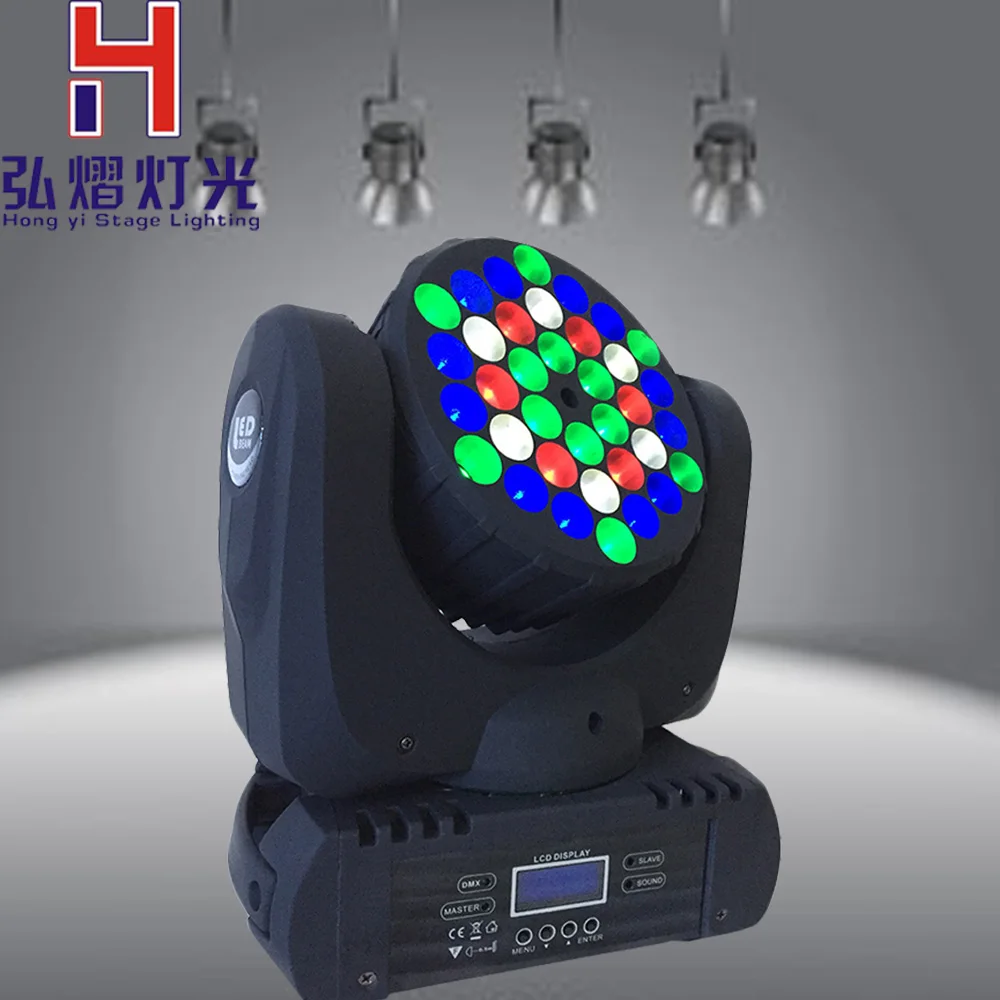 

MovingHead Beam light 36x3W CREE LED Wash Moving Head Light for DJ Light Party Disco Light