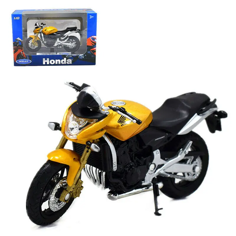 Welly 1:18 Honda Hornet мотоцикл велосипед Модель игрушки в коробке