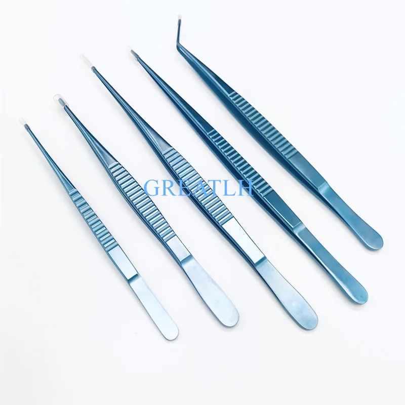 

18cm-25cm Titanium Debakey Vascular and Cardiac Dissecting Forceps Atraumatic Laboratory