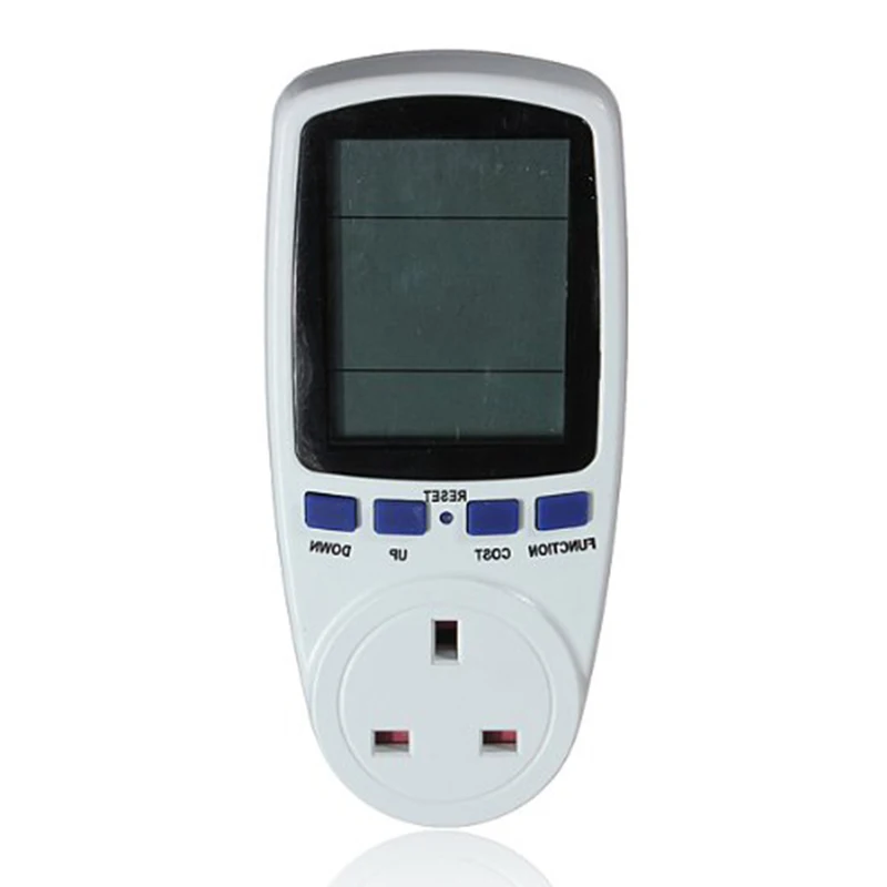 smart home UK Plug Digital Voltage Power Meter Digital LCD Energy Meter British Socket Energy