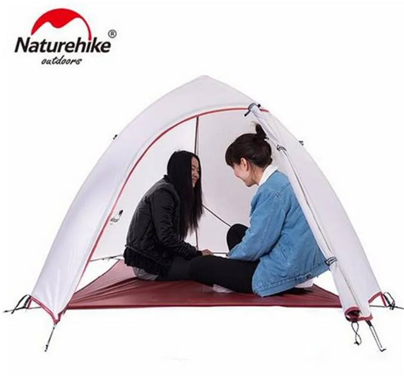 Naturehike Tent 20D Silicone Fabric Ultralight 2 Person Double Layers Aluminum Rod Camping Tent 4 Season With 2 Person Mat Naturehike Tent 20D Silicone Fabric Ultralight 2 Person Double Layers Aluminum Rod Camping Tent 4 Season With 2 Person Mat