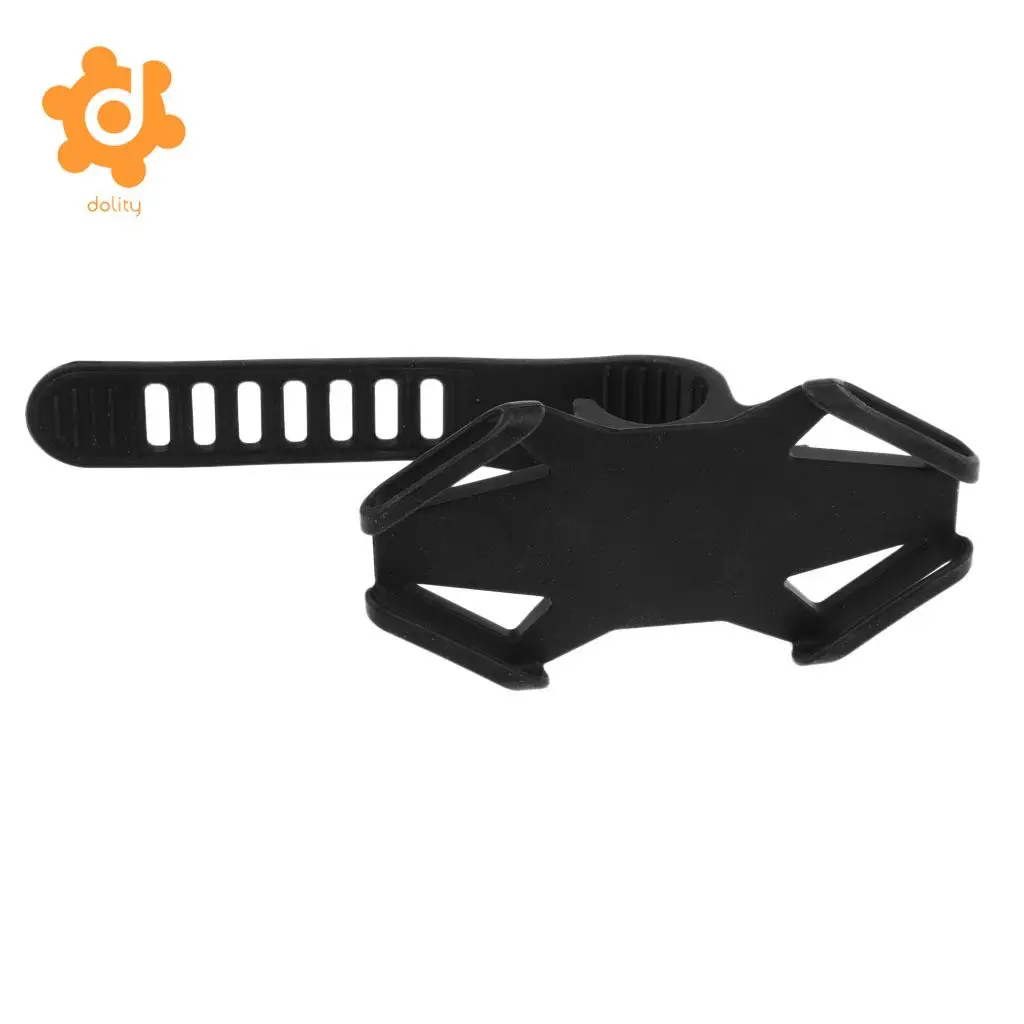 Silicone Motorcycle Bike Bicycle Handlebar Phone Mount Holder Bracket Rack GPS Case Works for 4-6 inch Smartphones 