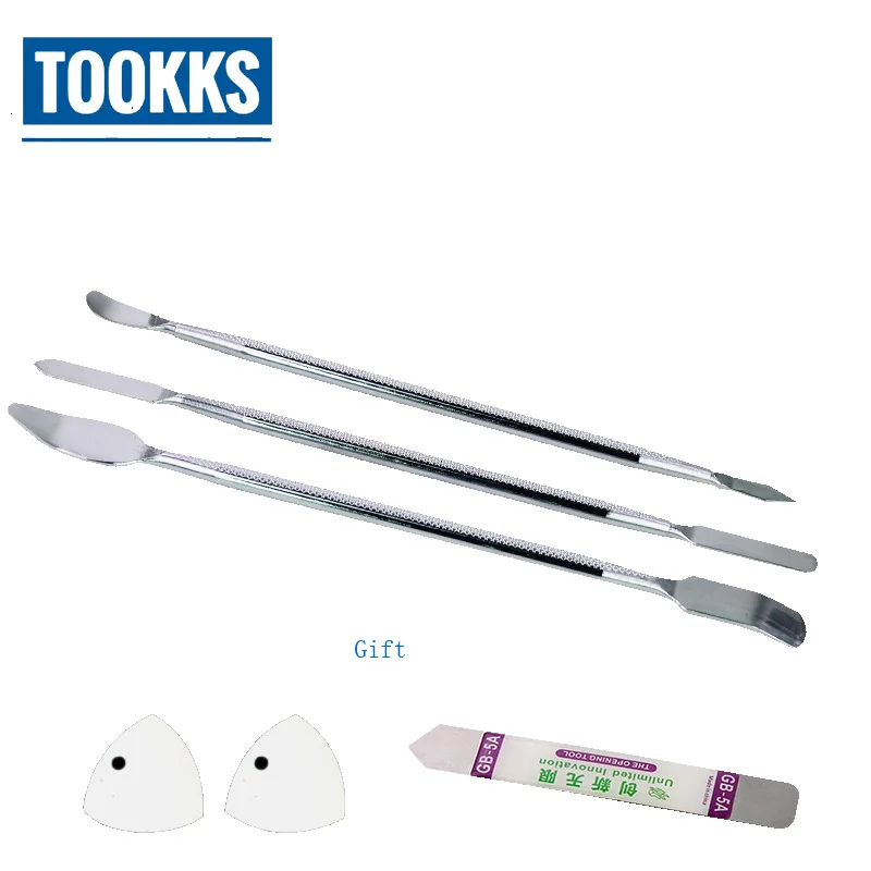 

6Pcs Universal Metal Pry Spudger 6 in 1 Mobile Phones PC Opening Tools Disassemble Card for iPhone iPad Samsung