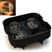 2 шт./компл. сферические круглые шарики форма для льда Форма для выпечки Бар Кухня DIY