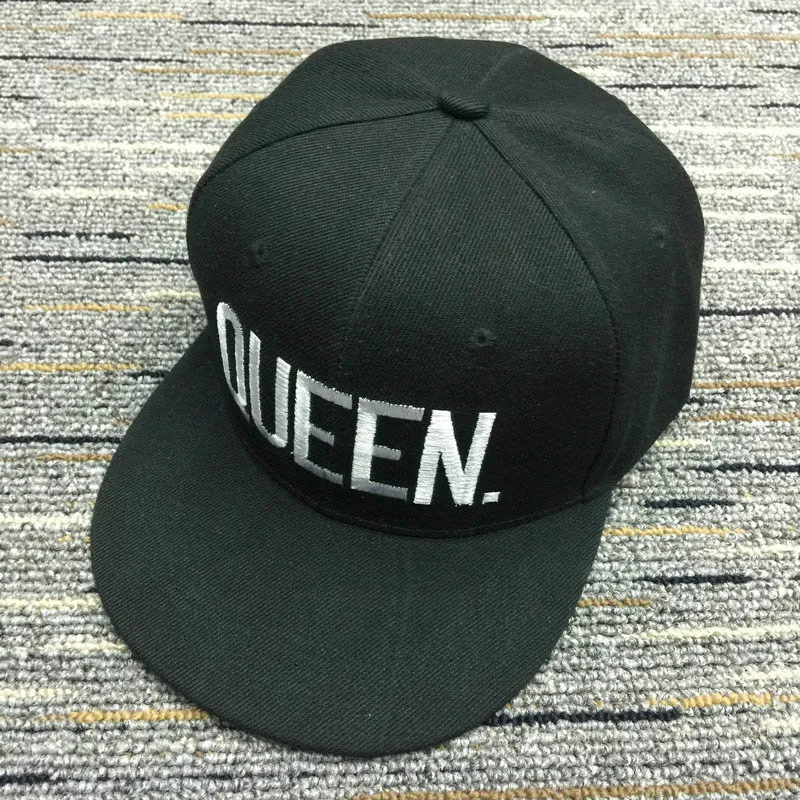 Sweetheart KING GUEEN Letter Cap Lovers Embroidered Adjustable Baseball Hat Unisex Creative Fashion Outdoor Snapback Cap CP0052 (4)