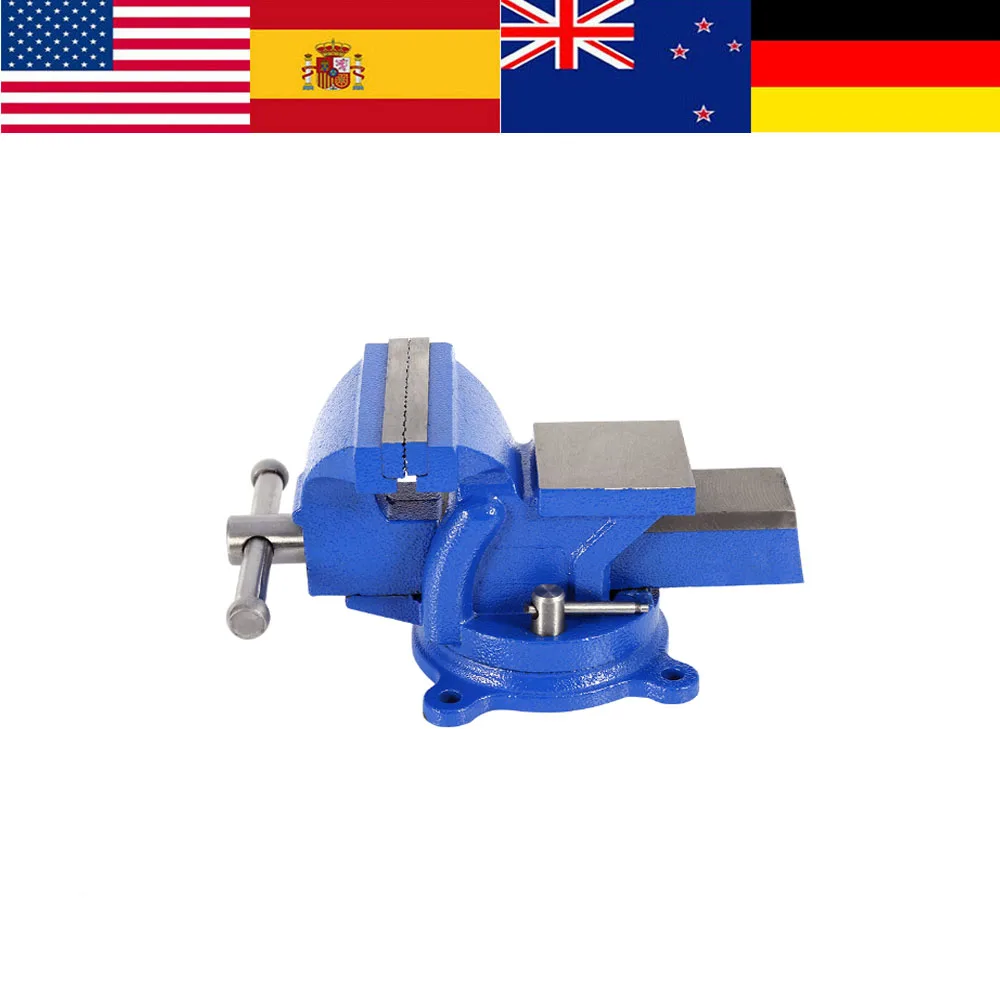 

1 Set 4inch 100mm Work Bench Vice Vise Workshop Clamp Engineer Jaw Swivel Base Heavy Duty Jaw Bench Vice