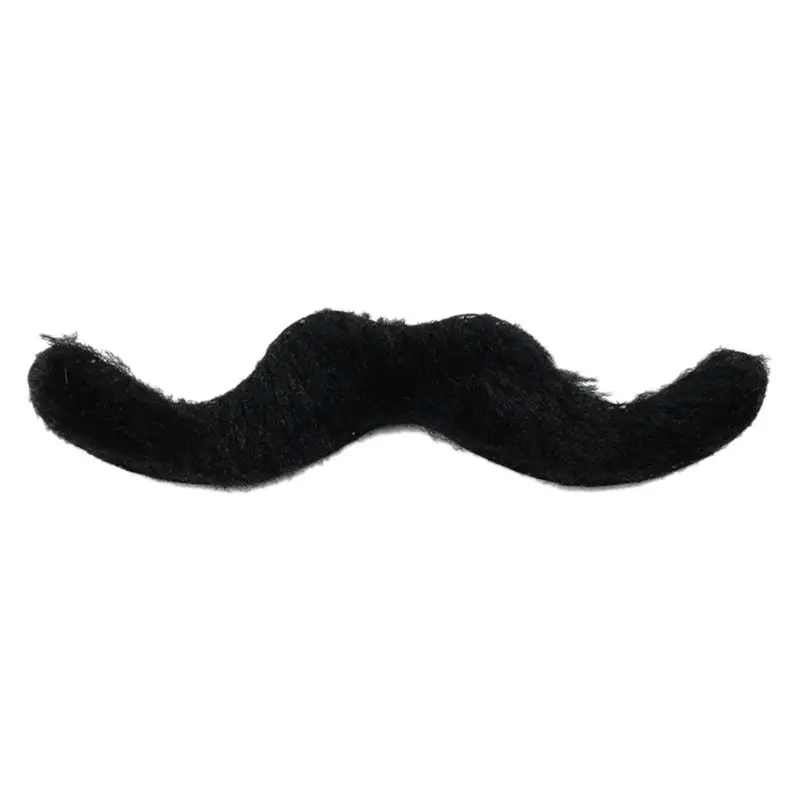 Novelty Fake Mustaches,42 Pcs Self Adhesive Fake Beard,Funny Mustaches for Masquarade,Halloween,Birthday and Fiesta Party