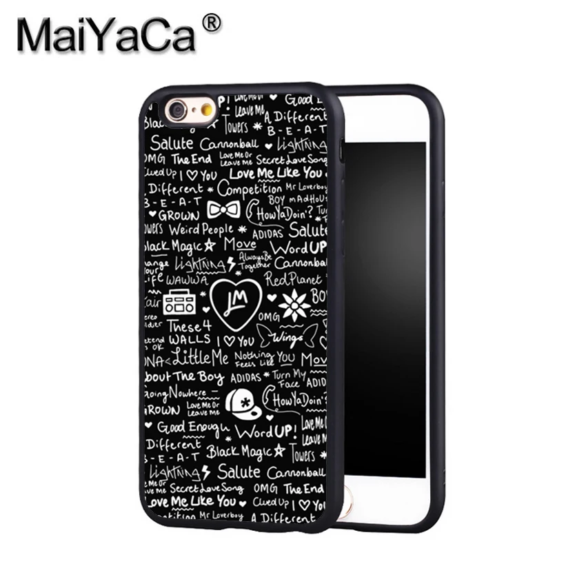 MaiYaCa Little Mix Lyrics Phone Case Cover For Iphone X 8 6 6S Plus 7 5 5S 5C 4S SE Mobile Soft Rubber | Мобильные телефоны и