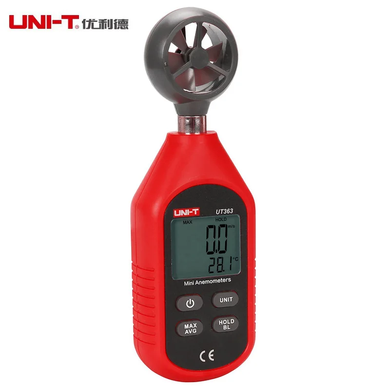 

Digital Tachometer Thermometer Built-in Battery Wind Speed Meter Air Flow Monitor Wind Temperature Measurement Meter