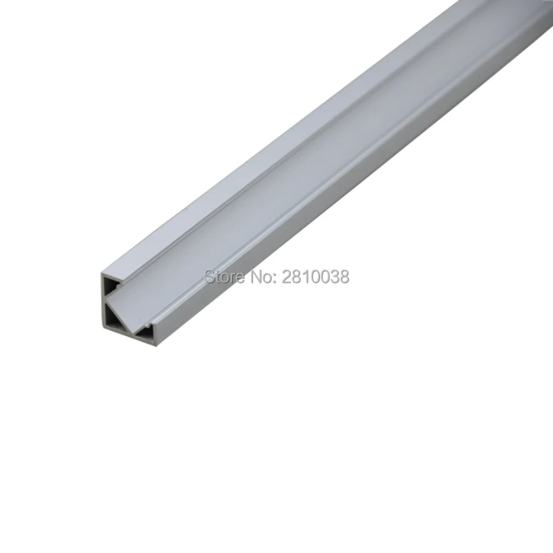 10 X1M Sets/Lot 30 Degree Angle Anodized LED alu profil AL6063 Alu profil LED aluminum Channel for kitchen Cabinet lights