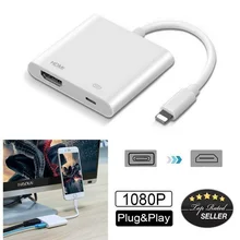 1080P câble HDMI pour l'éclairage mâle vers HDMI femelle câble adaptateur HD AV câble Support IPad Ipod IPhone IOS(China)