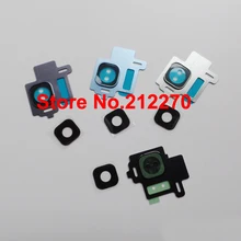 YUYOND 100 компл./лот задняя камера стеклянная крышка объектива с держателем рамы для Samsung Galaxy S8 g950