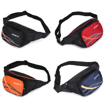 

Nylon Running Sport Hiking Bum Bag Fanny Pack Travel Waist Zip Hiking Pouch