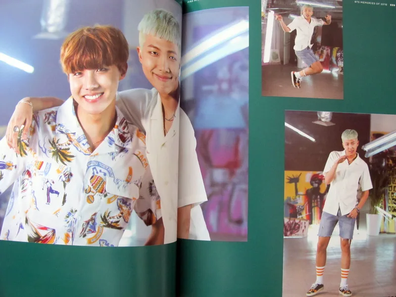 Подписанный Bangtan Boys с автографом фотоальбом воспоминания 2016 KPOP 082017A|bts memories|memory |
