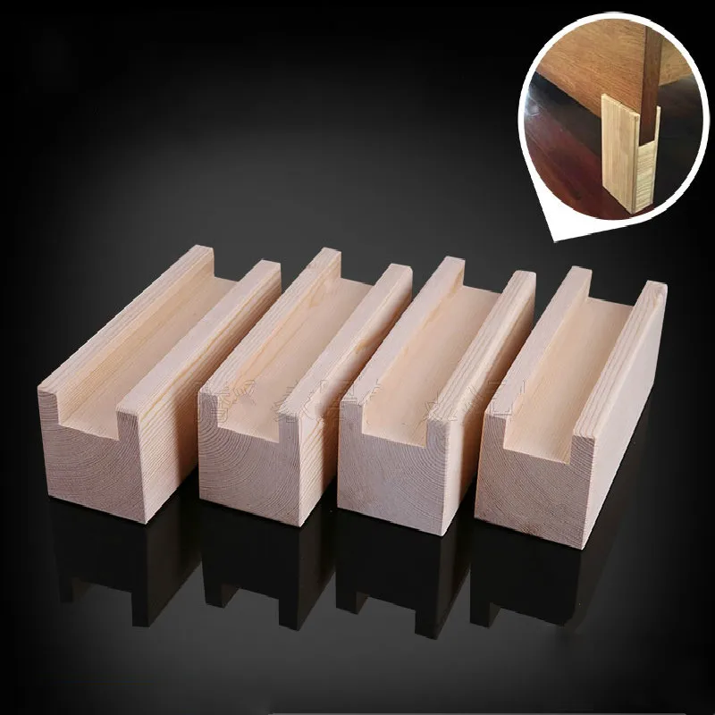 الصنوبر الأثاث صعد الساقين خشب متين نهاية الجدول السرير مجلس الوزراء الجدول أريكة كرسي زيادة قدم حصيرة مقعر شكل الصنوبر مكتب الساقين