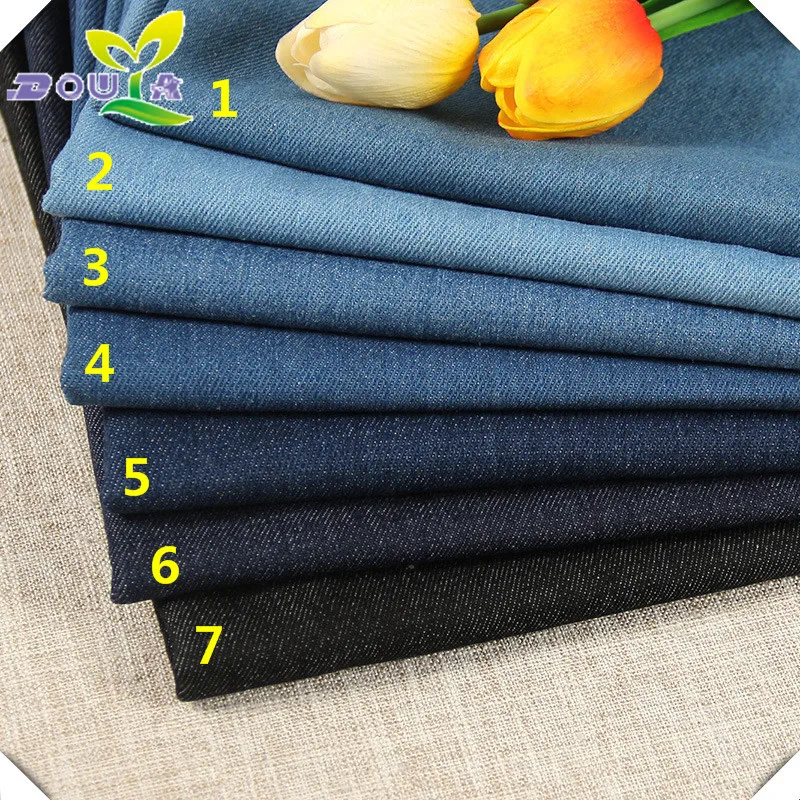 

New cotton washed denim fabric dyed denim cotton fabric wholesale winter jacket