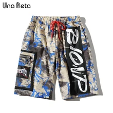 Una Reta хип-хоп стиль шорты мужские летние новые FFashion повседневные спортивные штаны до колена камуфляжные шорты в уличном стиле