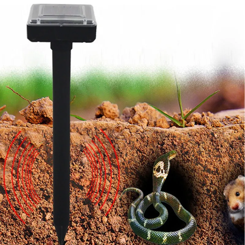 

Solar Power Ultrasonic Mole Snake Bird Mosquito Mouse Ultrasonic Pest Repeller Control Outdoor Garden Mice Repellent