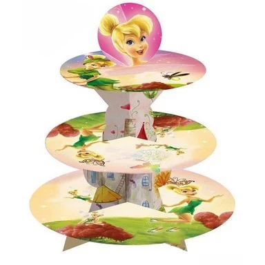 1 комплект одежды с Микки-Маусом Мышь Минни Мышь детская День рождения украшения 3-х уровневая подставка для свадебного торта Baby Shower поставки стенд кекса моноблок - Цвет: Fairy