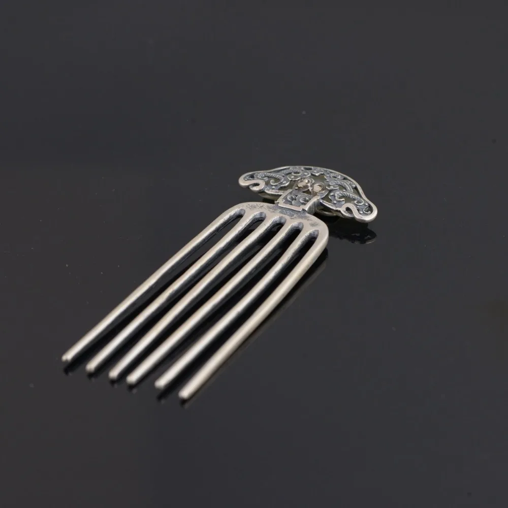 925 Sterling Silver Hair Pin Gift Women S Antique Hair Stick 9 2cm