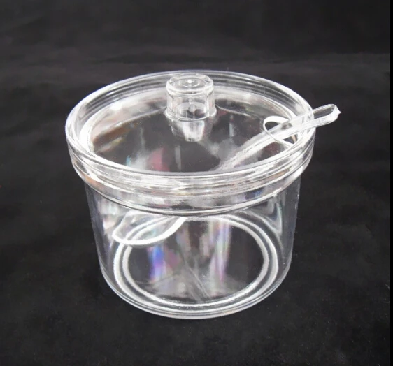 Acrylic condiment bottles cans plastic seasoning salt shaker sugar chili tea powder cans kitchen tools
