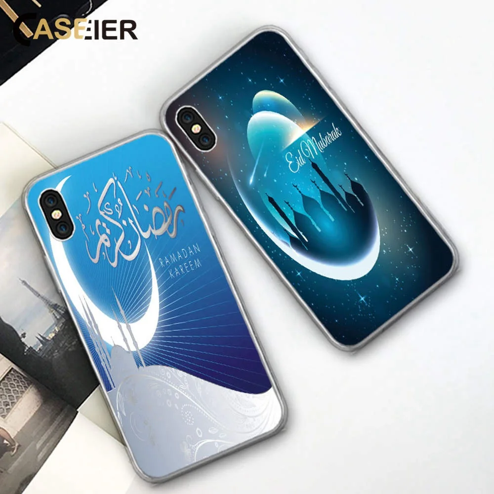 

CASEIER Ramadan Style Case For iPhone X XR XS MAX Back Cover Phone Case For iPhone 6 6s 7 8 5 5s SE 5C 4 4S XR Soft TPU Fundas