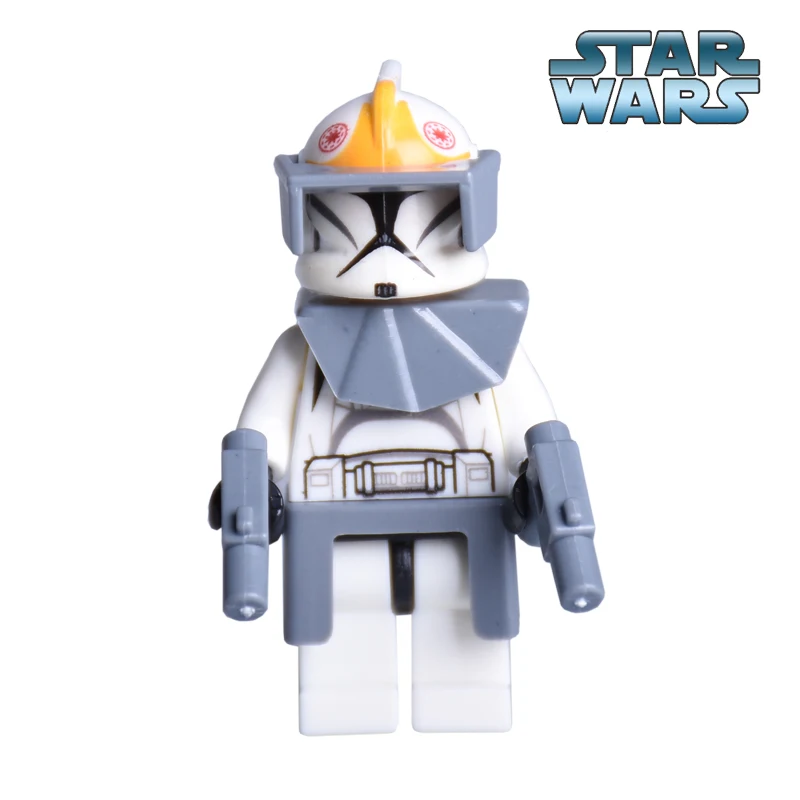 

1PC Star Wars Pilot Clone Trooper Diy figures Superheroes Building Blocks The Force Awakens Action Figures Kids DIY Toys Xmas
