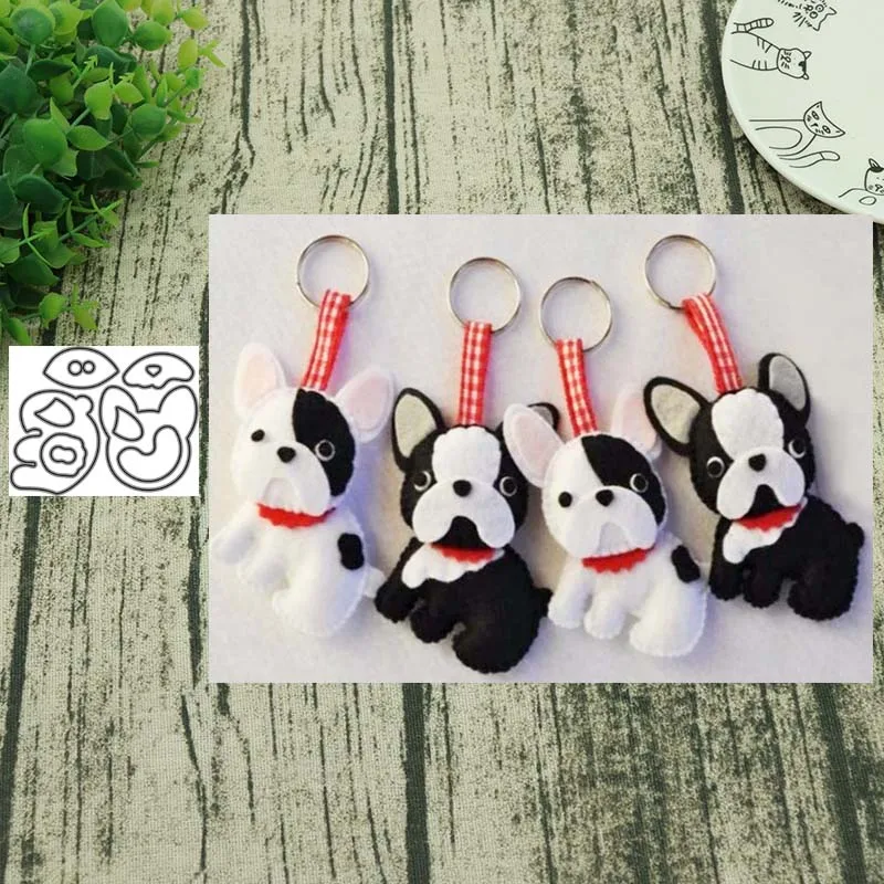 

Dog metal cutting dies Scrapbooking album paper craft handmade card stencil art cutter