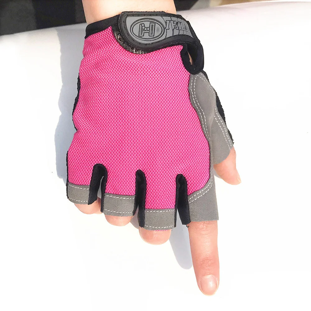 Gym Weight Lifting Gloves Fitness Training Body Building Leather Padded Cycling