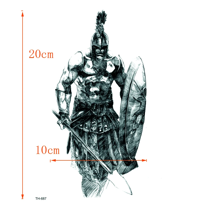 روما للماء المؤقتة الوشم ملصق على وشم على شكل رسوم للجسم المصارع وهمية الوشم الحناء المؤقتة الوشم كم ملصقات