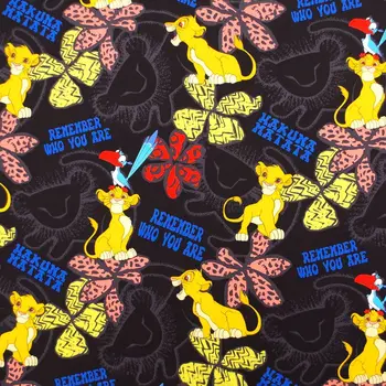

140cmx100cm Cotton Fabric - The lion king(378)