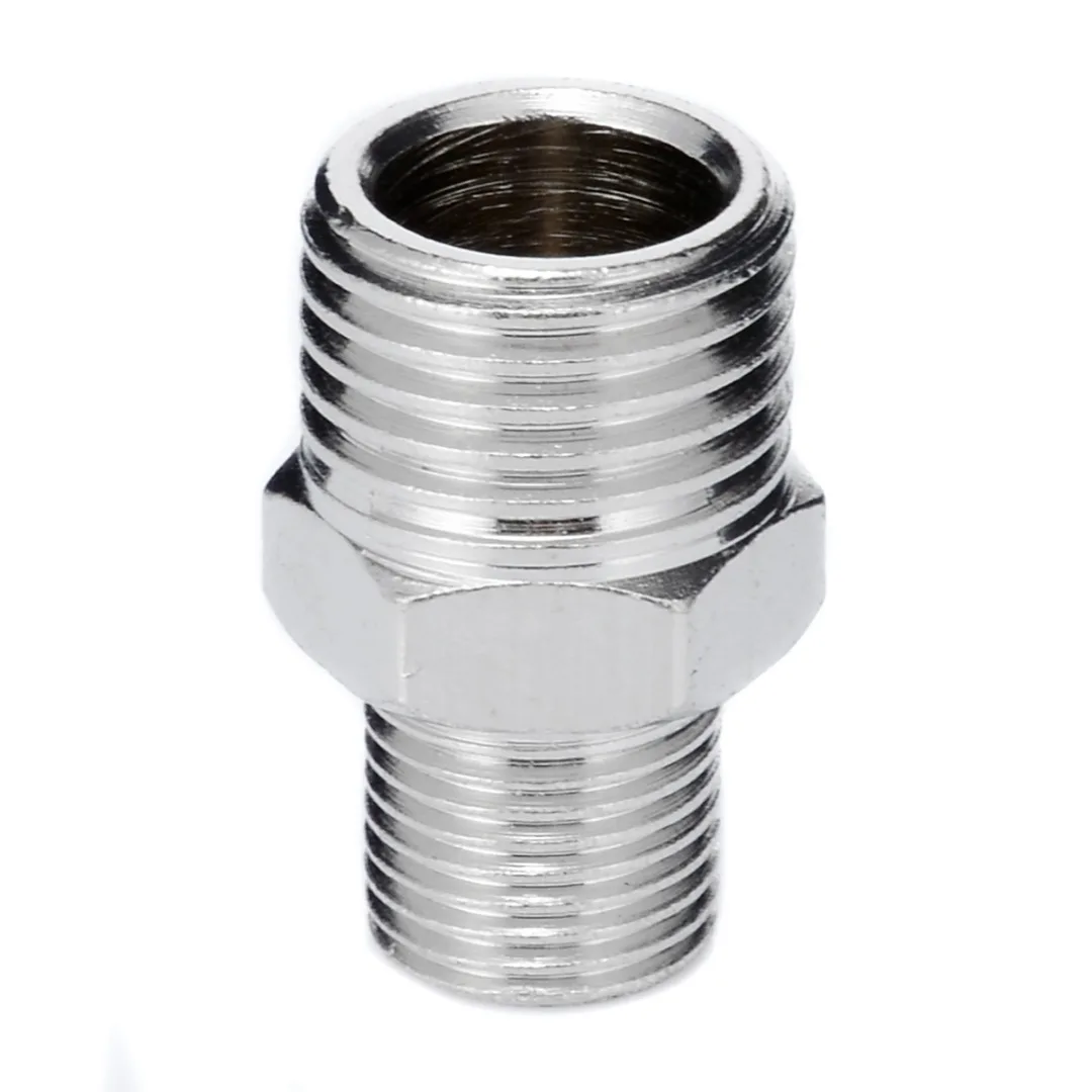 1pc Silver Airbrush Hose Adaptor Fitting Connector 1/4