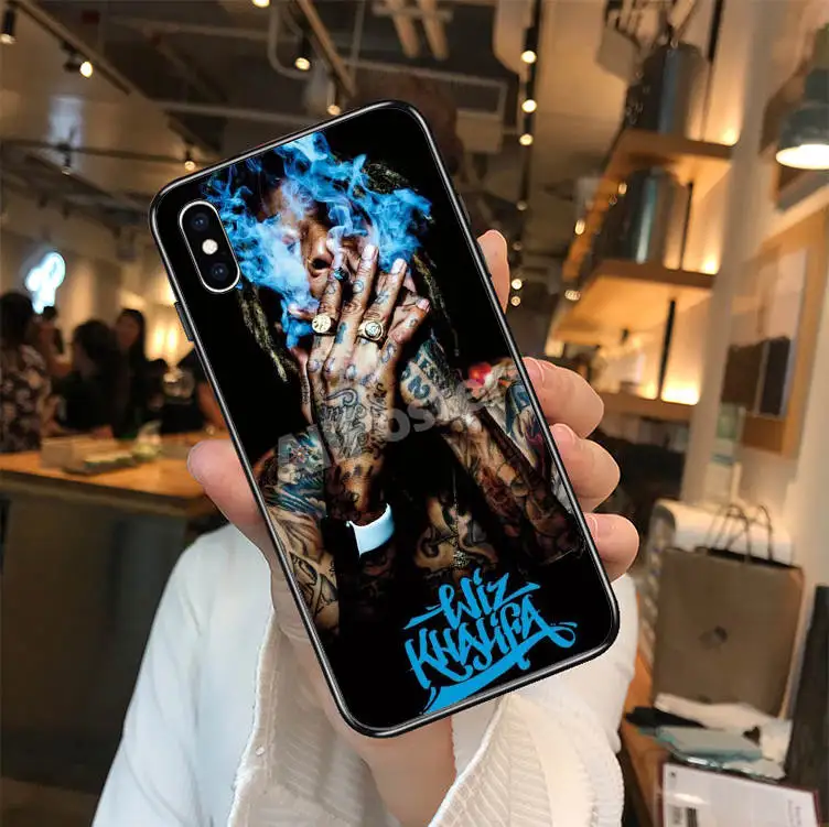 Мягкий силиконовый чехол для телефона из ТПУ Wiz Khalifa Smoke Dog Для iPhone MAX XR XS X10 5 5S SE 6 6S 7 8
