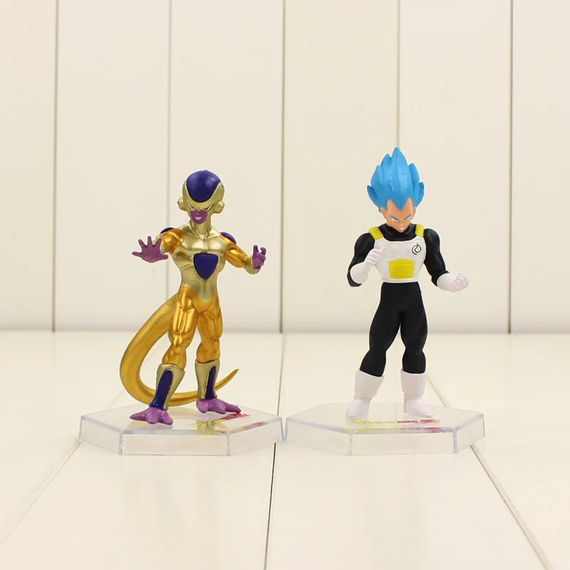 10-14 см 6 шт./лот Dragon Ball Z Super Saiyan Son Goku Vegeta Frieza Piccolo Cell Beerus ПВХ фигурка Модель Коллекция игрушек