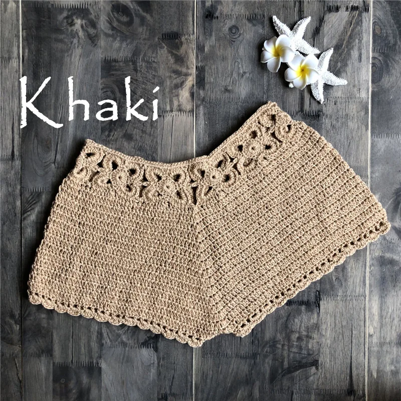 Женские горячие летние шорты Knie Crochet Большие размеры шорты модные короткие сексуальные бикини