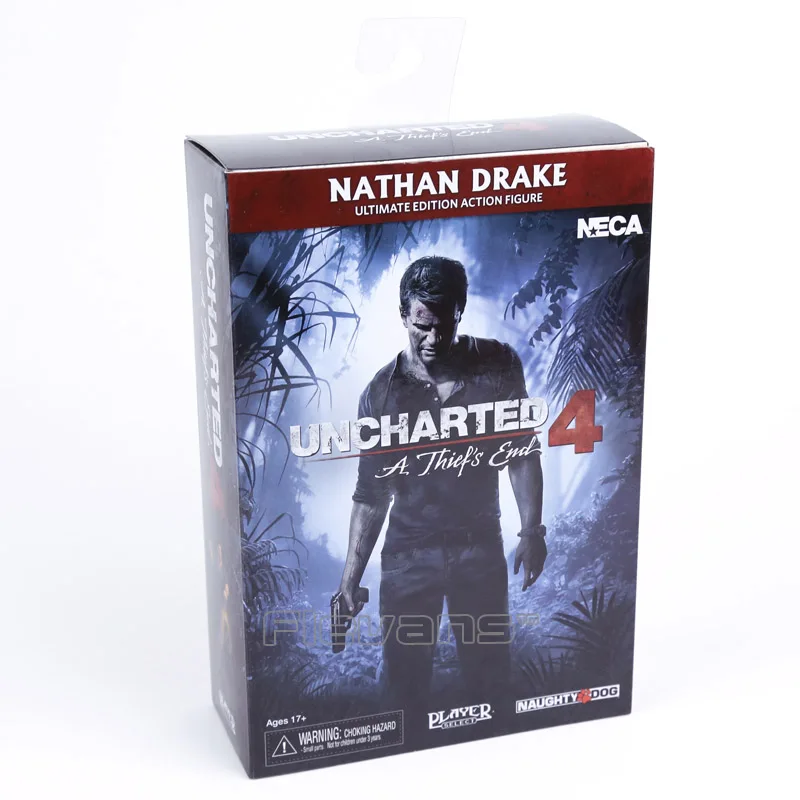 NECA Uncharted 4 вор конец Натан Дрейк Ultimate Edition ПВХ фигурку Коллекционная модель игрушки 18 см