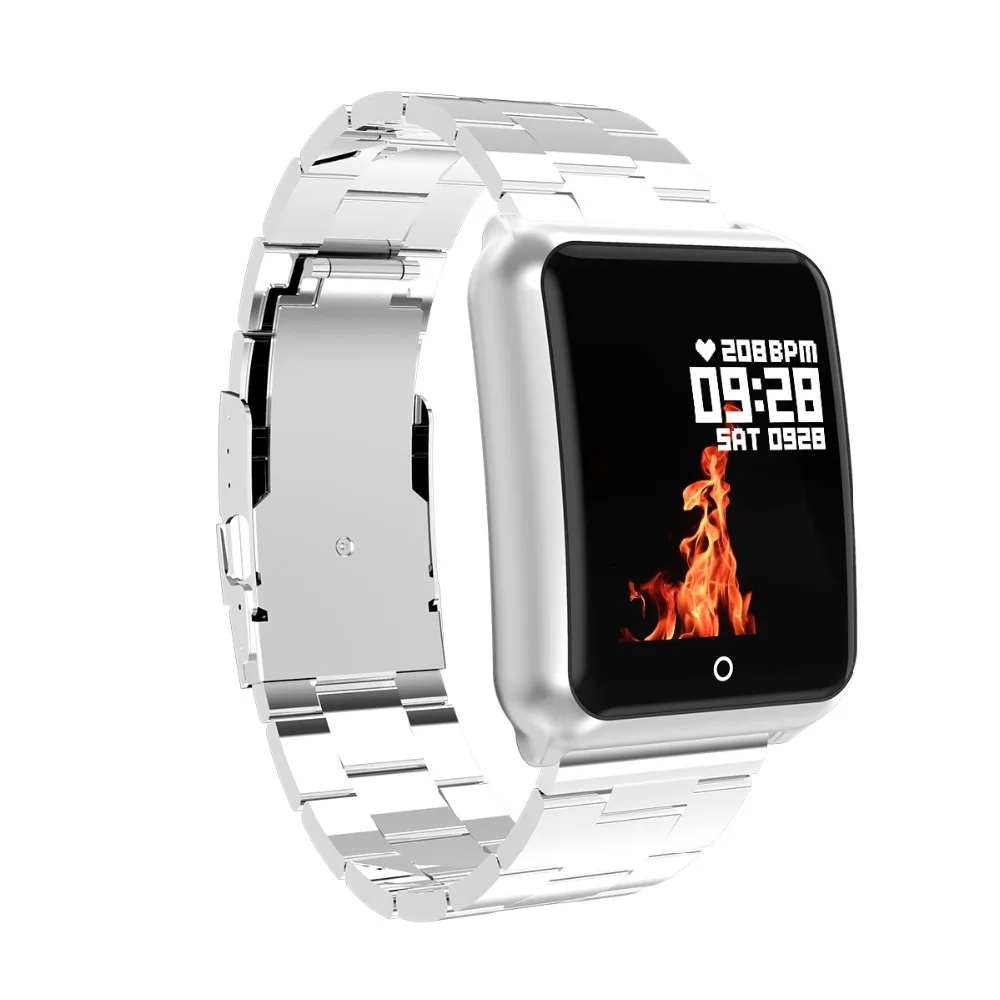 

M39 Smart Watch Men Heart Rate Blood Pressure Wristwatch Stainless Steel Strap Top Sport Fitness tracker Bluetooth SmartWatch