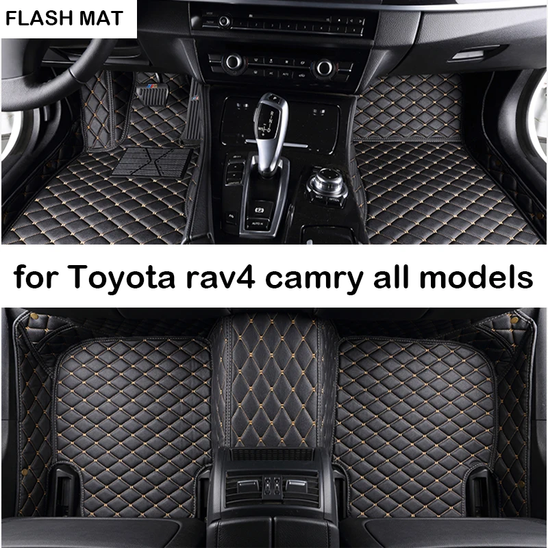 Автомобильные коврики для toyota rav4 toyota camry toyota corolla auris prius fortuner yaris land cruiser автомобильные аксессуары автомобильные коврики