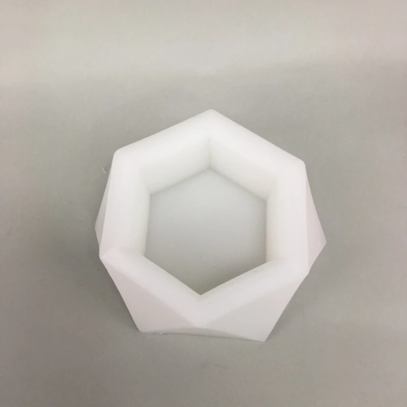Алмазная форма поверхность подсвечник форма цветок гипсовый горшок силиконовая форма DIY силиконовая форма для изготовления свечей мыло инструмент
