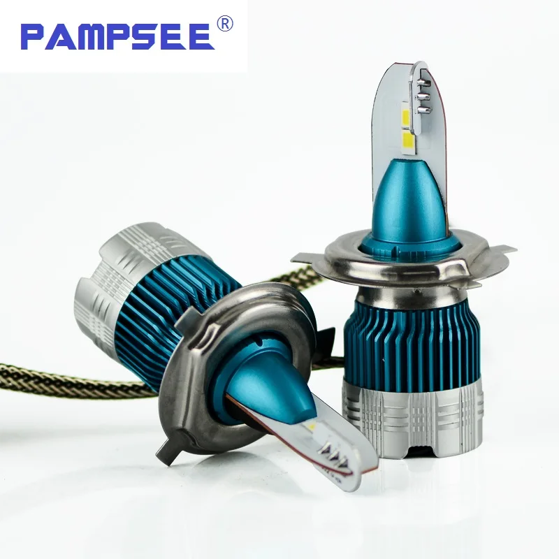 

PAMPSEE H4 led Headlights H7 LED Bulb Car H11 H1 H3 HB4 HB3 9007 9006 H8 H27 9004 H13 881 880 60W 8000LM 12V light White 6000K