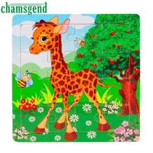 Chamsgend высокое качество деревянные дети 16 шт. головоломки игрушки для детей Образование и обучение головоломки игрушки леверт Прямая поставка Aug11