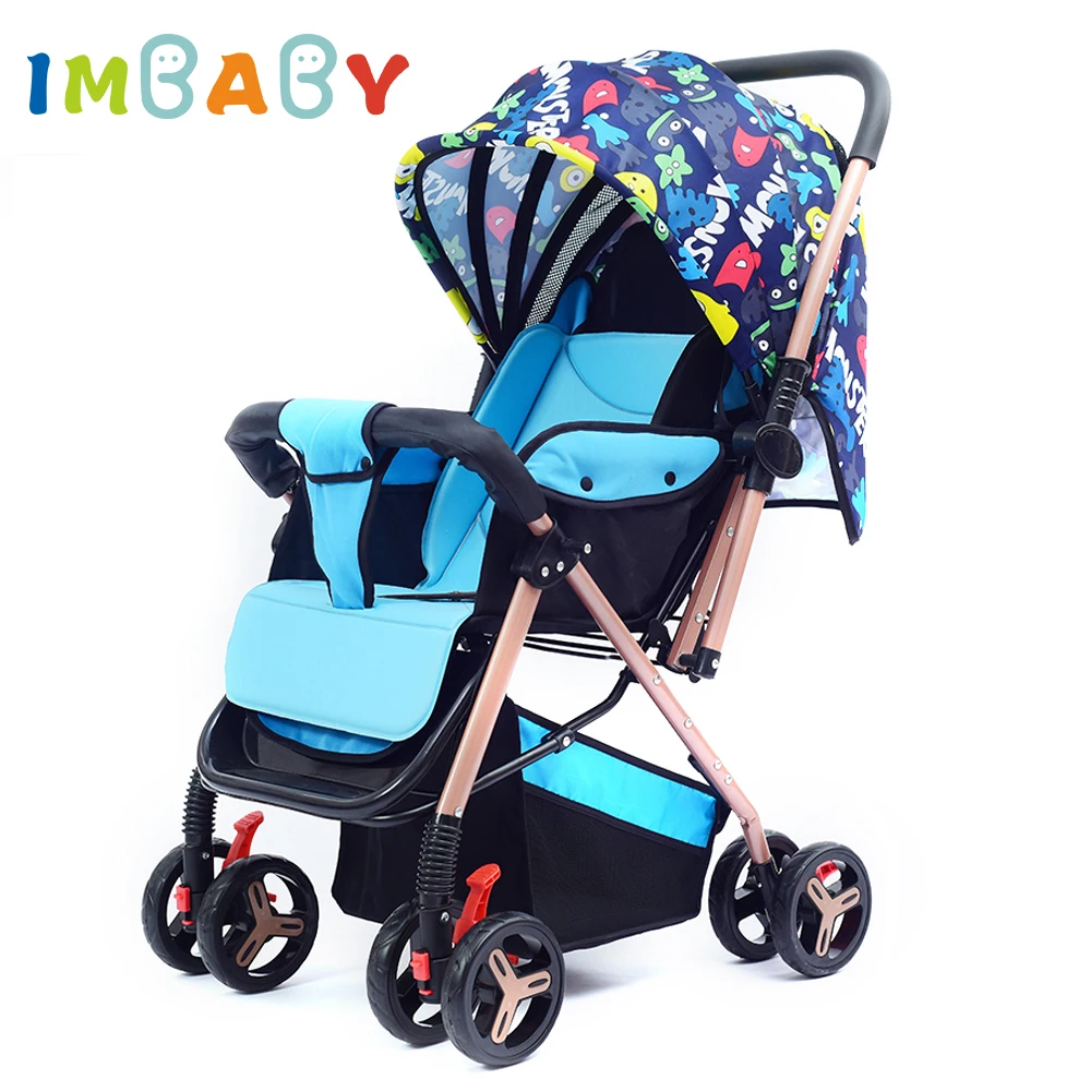 IMBABY складная детская коляска коляски для новорожденных свет Роскошная