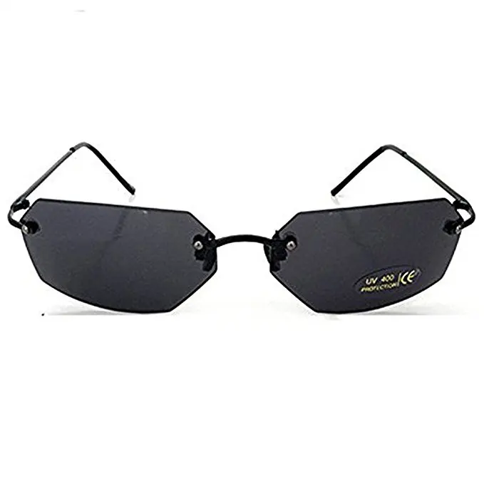 ISENGHUO классические очки без оправы Matrix Neo Morpheus UV400, солнцезащитные очки для мужчин