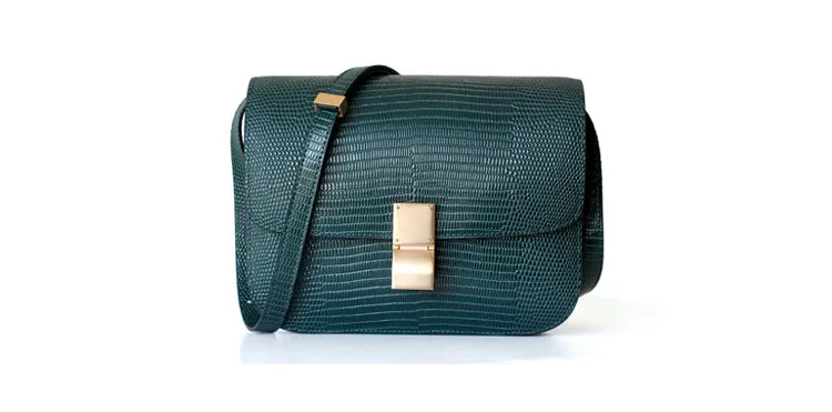 Роскошная Брендовая женская сумка Классическая сумка из натуральной кожи тофу дизайнерская сумка на плечо сумка через плечо с текстурой ящерицы