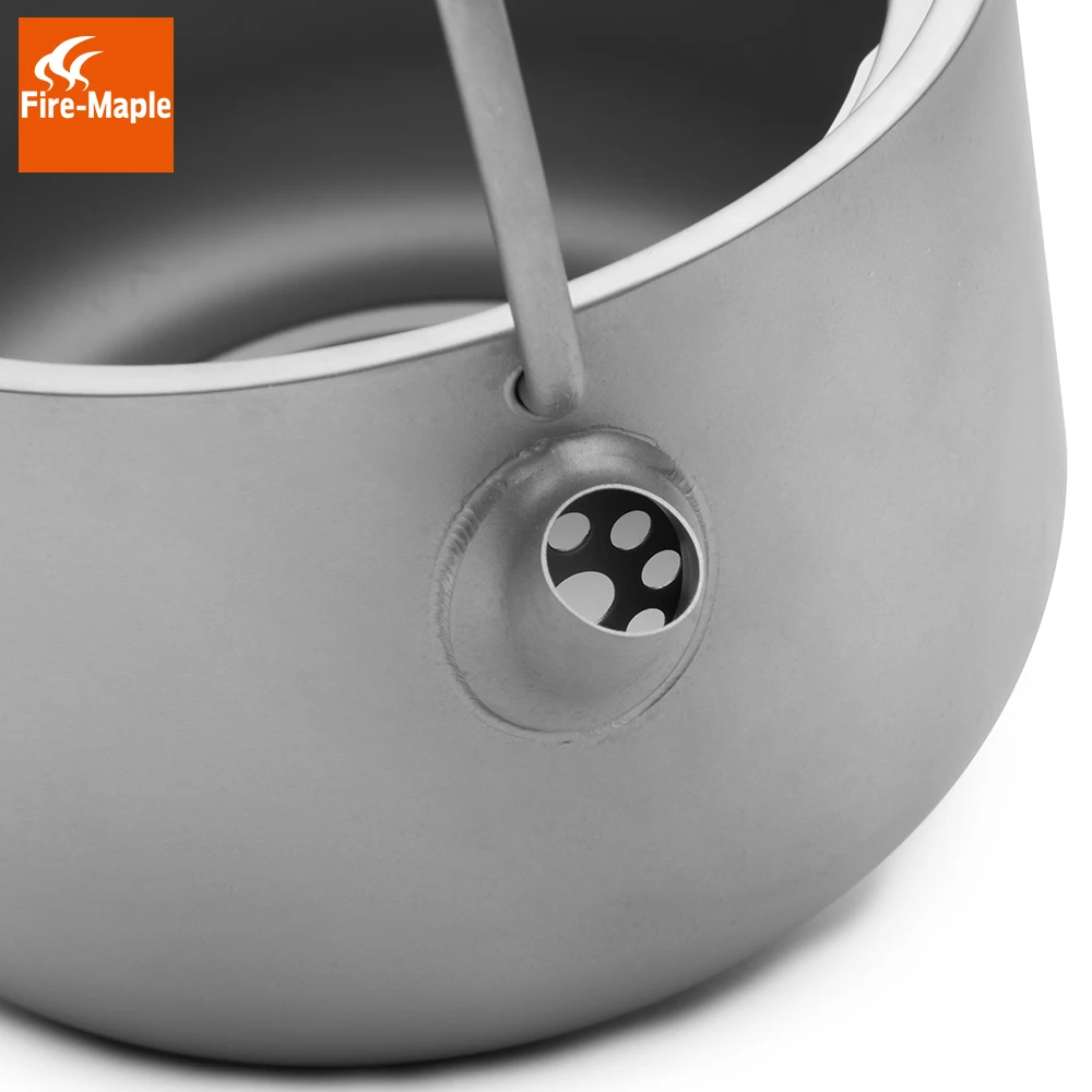 Fuego Arce Panna serie Titanium al aire libre camping café tetera 1L tetera ultraligero senderismo picnic campamento conjunto