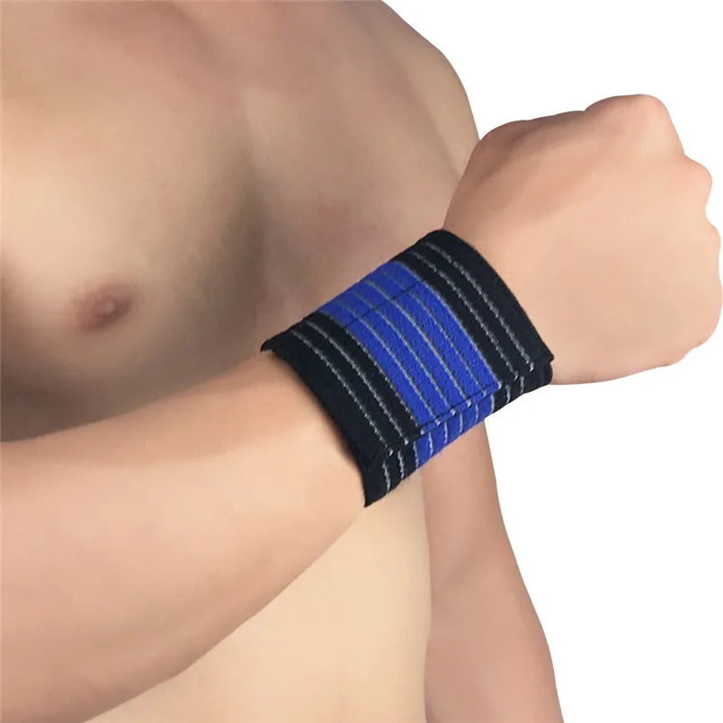 New Men  Multifunction Wrapped Wrist Elastic Bandage Therapy Sport Wrap Pain Relief Wrist Support #3N19 (2)
