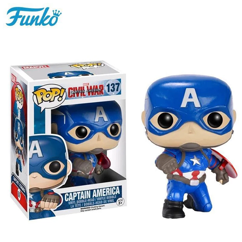 FUNKO Marvel Мстители #23 #126 #66 Железный человек Черная Вдова #137 Капитан Америка экшн