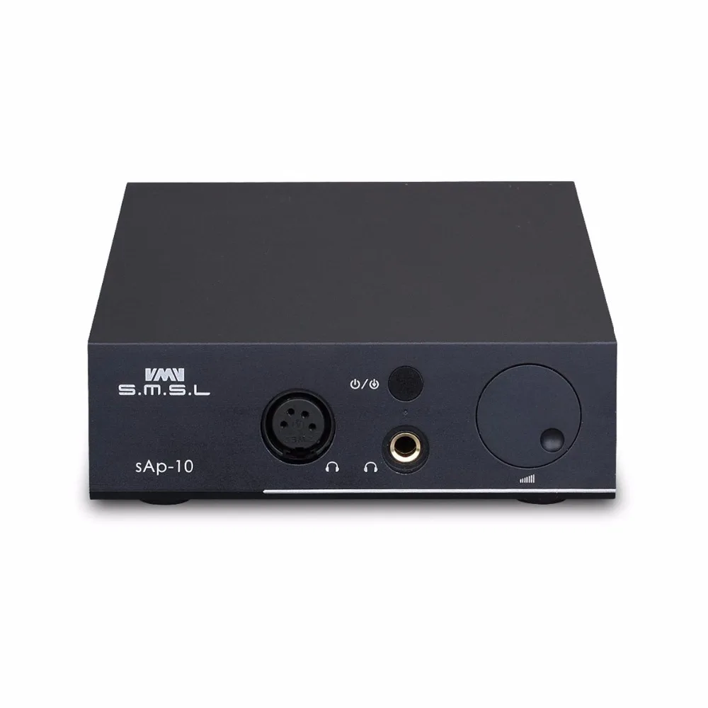 

SMSL SAP-10 Headphone Amplifier TPA6120A2 Desk Balanced AMP Supports XLR Balanced / RCA Analog / 6.35mm Jack Output