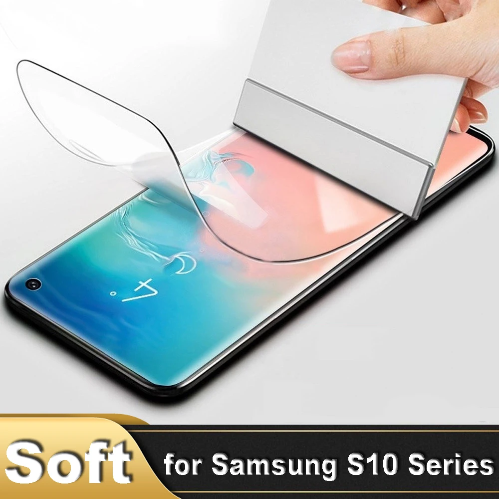 

Not Glass Soft Film Screen Protector For Samsung Galaxy Note 10 Plus S10 Plus Note 10+ S10+ S10e Hydrogel Film Protective Film