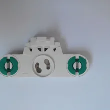 Розничная с двойной головкой t8 g13 цоколь лампы со стартер сиденье